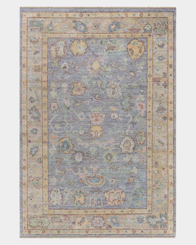 Chennal Hand-Knotted Rug, 6' x 9'